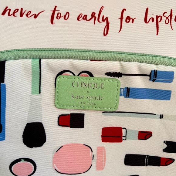 Kate Spade X Clinique tote and make up bag - Picture 2 of 8